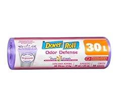 Dover-Roll Odor Defense 30L Lilás, com 20 Sacos para Lixo