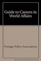 Guide to Careers in World Affairs