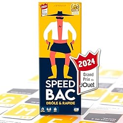 ATM Gaming Speedbac - Jeu de société Famille et Amis - Parfait pour Mettre l'ambiance - 2 à 7 Joueurs - Grand 