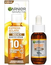 Garnier Express Aclara Serum Noche Antimanchas con 10% Vitamina C Pura para una Piel Radiante, reduce las Manchas durante la Noche, 30ml