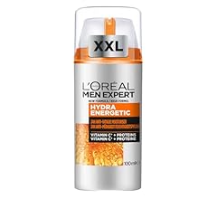 L'Oreal Men Expert Anti-Fatigue Moisturiser, Hydra Energetic Men's Moisturiser With Vitamin C*, Helps Fight Of Appearance o…