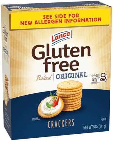 Lance Gluten Free Crackers, Original Baked, 5 Ounce w/JS REDHOK DEALZ Sticker