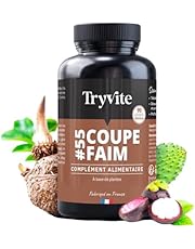 Konjac Coupe Faim | Perte De Poids Rapide et Efficace | Coupe Faim Puissant et Efficace | Minceur Perte de Poids Rapidement | TRYVITE | 90 Gelule Minceur Puissante | Fabriqué en France