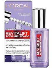 L&#39;Oréal Paris Sérum Ojos Revitalift Ácido Hialurónico revitaliza los ojos disminuye ojeras oscuras y bolsas, 20ml