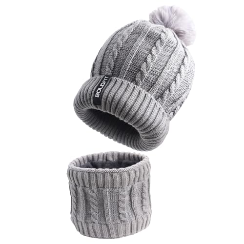 Boldfit Woolen Winter Cap for Women with Neck Warmer Soft Woolen Cap for Girls in Winter for Thermal Wear Stylish Warm Wear H