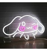 Cinnamoroll Anime Neon Sign for Wall Decor Cinnamoroll Led Light Room Decor Japanese Neon Light C...