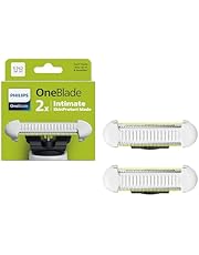 PHILIPS Oneblade Lame de Rechange Skinprotect pour Rasoir Électrique et Tondeuse Oneblade, Acier Inoxydable Durable, pour Coupe et Rasage avec Protection Supplémentaire, 2 unités, QP229/50