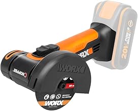 WORX WX801.9 | Mini Amoladora Chopper 20 V Máx. | WORX | PowerShare | Sin batería ni cargador | Ajuste rápido del protecto...