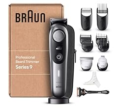 Braun Tondeuse À Barbe Professionnelle Series 9 BT9440, Avec La Lame La Plus Affûtée De Braun Et Un Sabot De Précision, 40 …