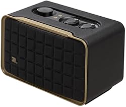 JBL Authentics 200 - Retro Style Smart Home Speaker with Built in Wi-Fi, Bluetooth and Voice Assistants, Alexa