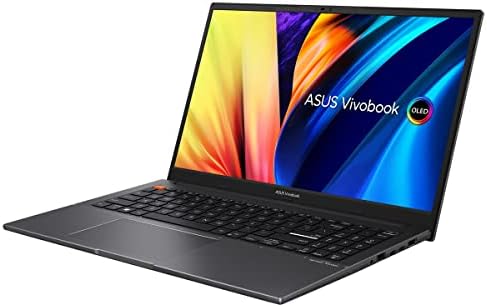 ASUS VivoBook S 15 OLED Slim Laptop, 15.6” FHD OLED Display, Intel Evo Platform, Intel Core i7-12700H CPU, 16GB RAM, 1TB SSD, Windows 11 Home, Indie Black, K3502ZA-ES76