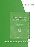 Study Guide for Miller/Cross' Business Law, Alternate Edition, 12th 1133188672 Book Cover