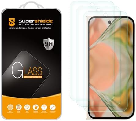 Supershieldz (3 Pack) Designed for Google Pixel 9 Pro Fold (Front Screen Only) Tempered Glass Screen Protector, Anti Scratch, Bubble Free