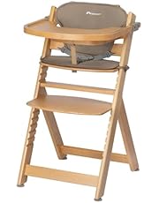 Bebeconfort Timba + Cojín, Trona Bebé Evolutiva, 6 Meses - 10 Años, Hasta 30kg, Trona de Bebé, Bandeja Extraíble, Asiento/Reposapiés Regulables, Arnés Seguridad, Compatible Timba Baby, Natural Wood