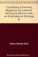 Conditions a Feminist Magazine Oy Lesbianf Writing by Women with an Emphasis on Writings B B000RV3QKS Book Cover