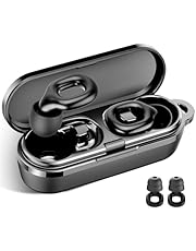 Bouchons d&#39;oreille Anti-Bruit en silicone souple 35 dB, idéaux pour les voyages Sommeil, le travail et concentration avec 7 bouchons d&#39;oreilles réutilisables XS/S/M/L et étui Concert &amp; Festivals noir