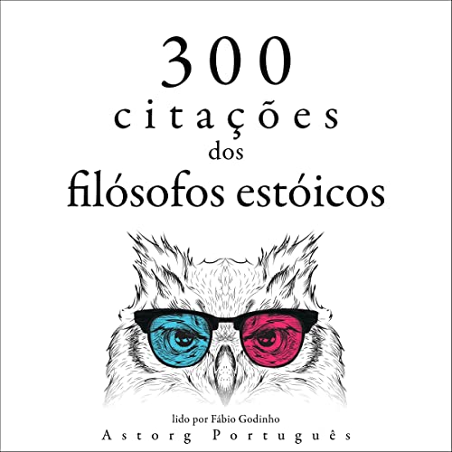 Diseño de la portada del título 300 citações dos filósofos estóicos