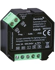 Zigbee Rolluik/jaloezieën en canvas-actuator Mini, 2 kanalen omhoog/omlaag, max. 2A, bestuurbaar met Zigbee lichtcommando&#39;s (dimmen), montage in een diepe schakeldoos