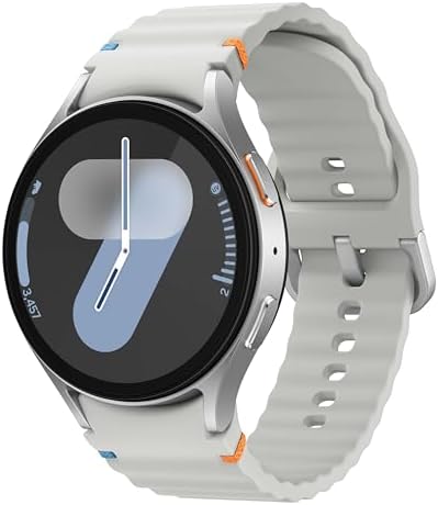 SAMSUNG Galaxy Watch 7 44mm LTE AI Smartwatch w/Energy Score, Wellness Tips, Heart Rate Tracking, Sleep Monitor, Fitness Tracker, 2024, Silver [US Version, 1Yr Manufacturer Warranty]