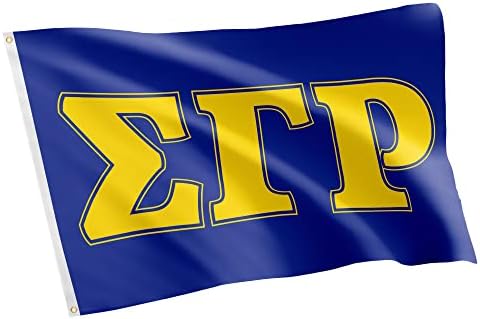 Desert Cactus Sigma Gamma Rho Flag letter Fraternity Greek Letter Use as a Banner Large 3x5 feet Sign Decor