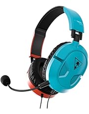 Turtle Beach Recon 50 Wired Gaming Headset – Nintendo Switch, Xbox Series X|S, Xbox One, PS5, PS4, PlayStation, Mobile &amp; PC with 3.5mm – Removable Mic, 40mm Speakers, In-line Controls – Red/Blue