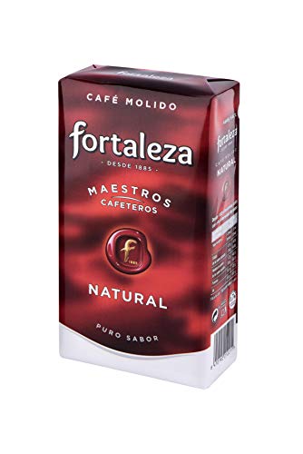 Café Fortaleza - Café molido natural, 250 gr, Pack de 3