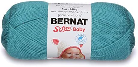 Bernat Softee Baby Yarn, 5 oz, Gauge 3 Light, Aqua