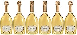 LOT 6 CHAMPAGNES RUINART BLANC DE BLANCS 75CL