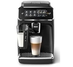 PHILIPS Kitchen Appliances 3200 Series Fully Automatic Espresso Machine - LatteGo Milk System, 5 Coffee Varieties, Intuitiv…