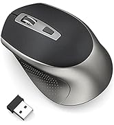 Bluetooth Mouse, JOYACCESS 2.4G Wireless Bluetooth Mouse Dual Mode(Bluetooth 5.0/3.0+USB) (Black ...