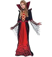 Spooktacular Creations Royal Vampire Costume for Girls Deluxe Set Halloween Gothic Victorian Vamp...