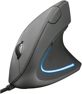 Mouse LED Ergonômico 1600dpi 6 botões - PC e Laptop - Verto Mouse 22885 - Trust