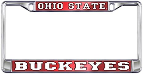 Ohio State Buckeyes Chrome License Plate Tag Frame