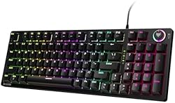 EvoFox Katana-X Mechanical Gaming Keyboard with Outemu Blue Switches | Vivid Rainbow Lighting with 13 Preset E