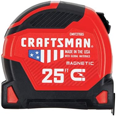 CRAFTSMAN Tape Measure, PROREACH, 25-Foot (CMHT37665S)