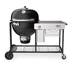 Weber Summit Kamado S6 Charcoal Grilling Center, Black