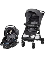 Safety 1st Smooth Ride Travel System Stroller and Car Seat OnBoard™ FLX - Efficient Infant Car Seat Stroller and Infant Car Seat and Stroller Combo, Monument