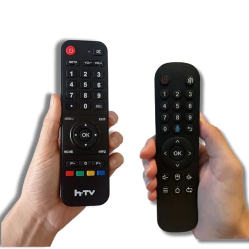 Controle Remoto para HTV 5, HTV 6, HTV 7, HTV 8 Modelo pra reposição - Substitui o ORIGINAL - Apenas o Controle HTV - Escolha