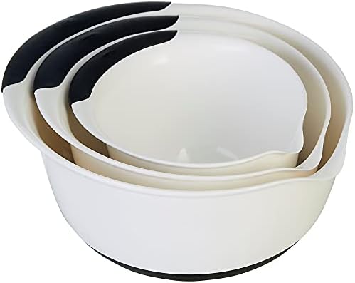 OXO 3 Piece Mixing Bowl Set Plastic Asst, 3 EA