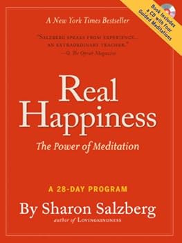 Paperback Real Happiness: The Power of Meditation: A 28-Day Program Book