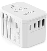 EPICKA Universal Travel Adapter, International Power Plug Adapter with 3 USB-C and 2 USB-A Ports,...