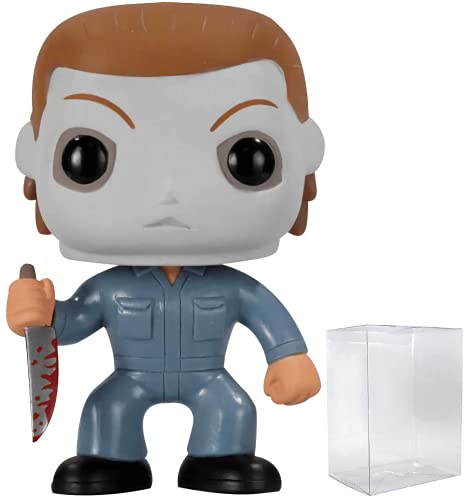 POP Halloween - Michael Myers Funko Pop! Vinyl Figure (Bundled with Compatible Pop Box Protector Case), Multicolored, 3.75 inches