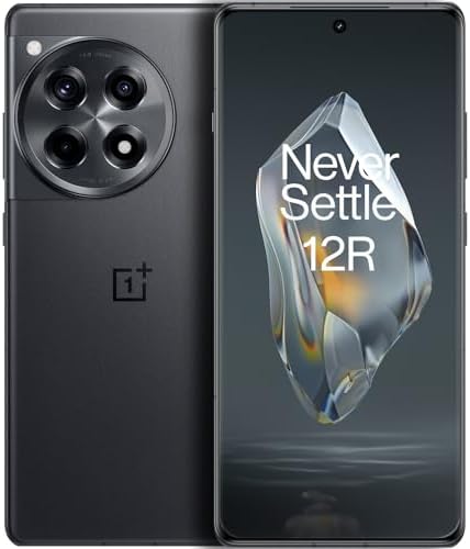 OnePlus 12R, 16GB RAM+256GB, Dual-SIM, US Factory Unlocked Android Smartphone, 5500 mAh Battery, 50MP Camera, 80W Fast Charging, 2024, Iron Gray