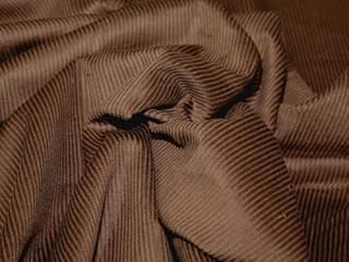 Minerva Crafts 8 Wale Cotton Corduroy Dress Fabric Brown - per Yard