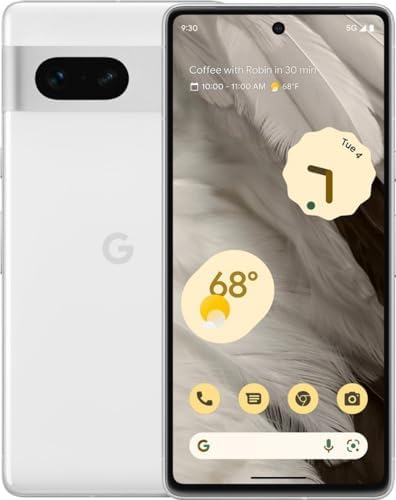 Google Pixel 7 5G, US Version, 128GB, Snow - Unlocked (Renewed)