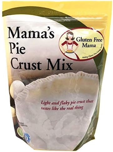 6054 | Gluten Free Mamas Pie Crust Mix | 18 oz. Bag. Light and Flaky - Certified Gluten Free Ingredients - All Purpose - Safe for Celiac Diet - Easy to Store