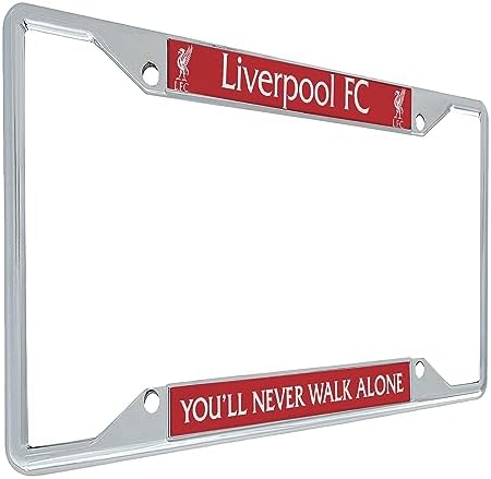 Desert Cactus Liverpool FC License Plate Frame Football Soccer Premier League Metal for Front or Back of Car Officially Licensed (Frame - Design 3)