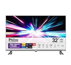 Smart TV 32” Philco PTV32K34RKGB Roku TV Led Dolby Audio