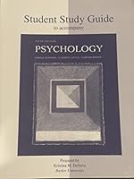 Student Study Guide for use with Psychology 007303374X Book Cover