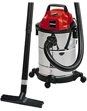 Einhell Aspirador seco y húmedo TC-VC 1820 S (inoxidable eléctrico con cable de 2.50 metros, 180 mbar, 1250 W, 230 V, 80 dB, capacidad de 20 L)